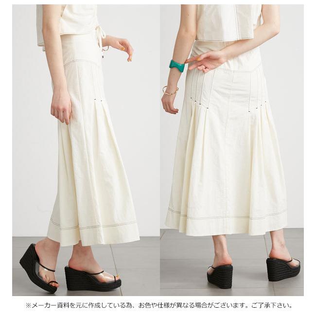 Sale リリーブラウン Lily Brown 21春夏 配色ステッチセットアップ レディース セットアップ トップス スカート ワンピース 2way ノースリーブ ロング丈 Lwfo2167 Select Shop Double Heart 通販 Yahoo ショッピング