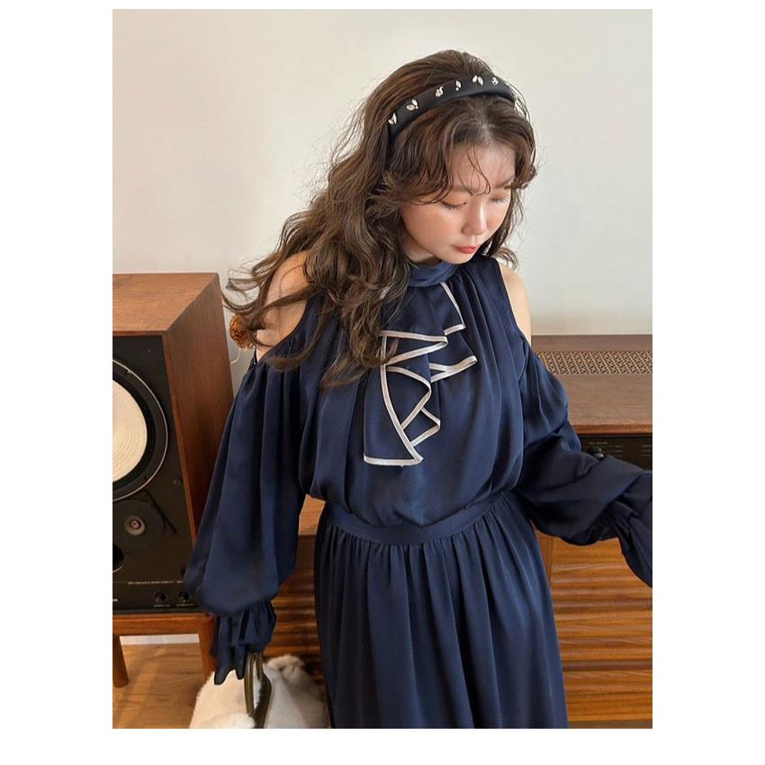 LILY BROWN ショルダーオープンワンピース　サイズ1 LILY BROWN（リリーブラウン） SALE40%OFF リリー ブラウン ワンピース