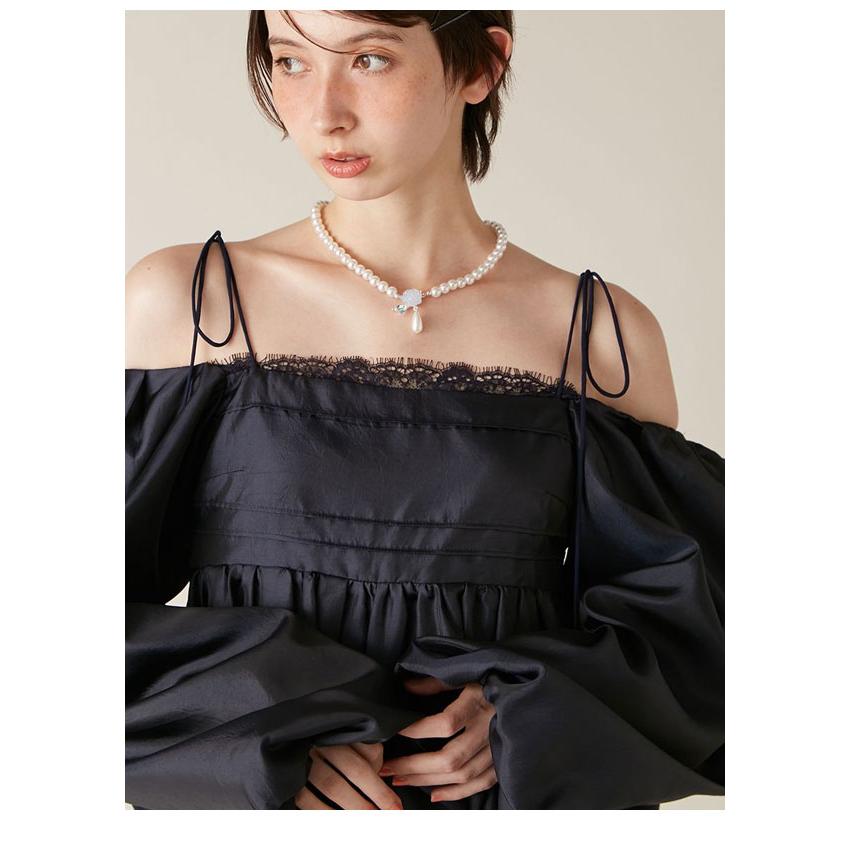 ♡ソリッドバルーンドレス♡リリーブラウン Lily Brown ソリッドバルーンドレス MNT - メルカリ