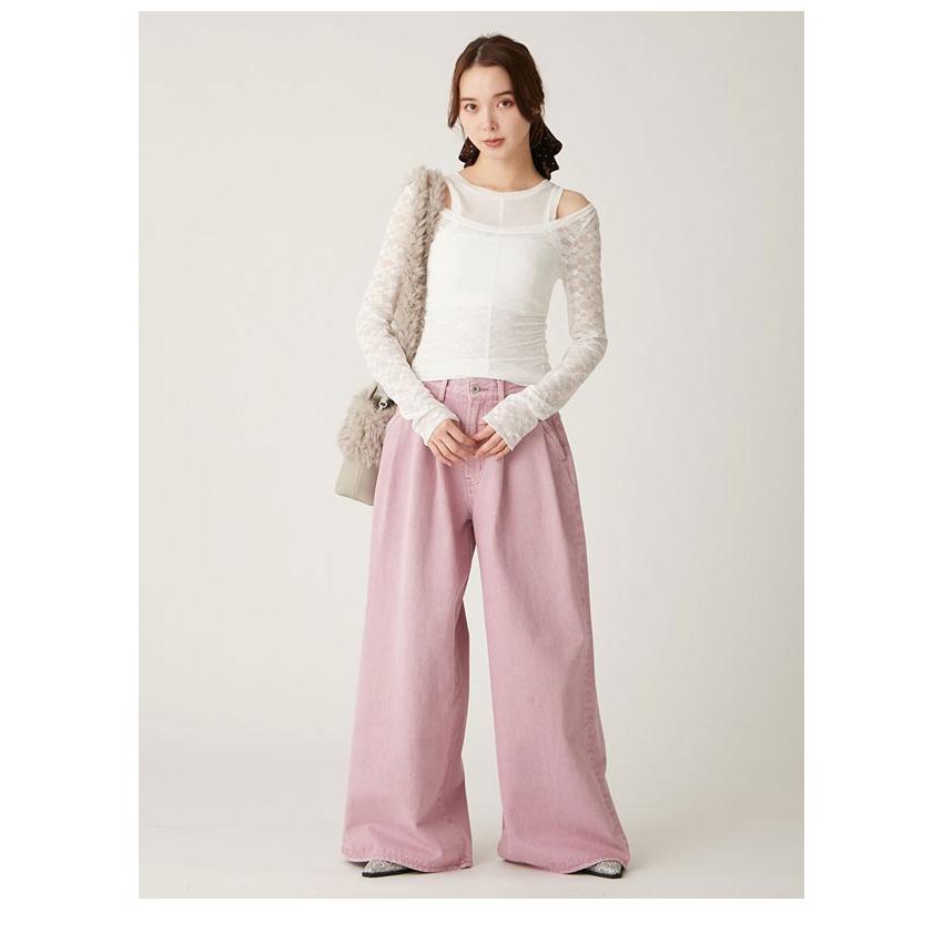LILY BROWN SALE50%OFF リリーブラウン ボトムス 24秋冬 タック LILY BROWN SALE50%OFF リリーブラウン ボトムス 24秋冬 タック