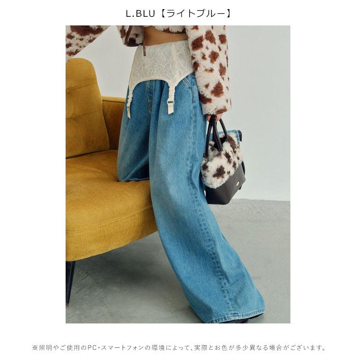 LILY BROWN SALE50%OFF リリーブラウン ボトムス 24秋冬 タックワイド