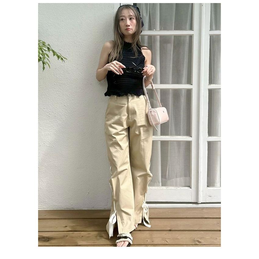 LILY BROWN（リリーブラウン） ボトムス 26春夏 レースアップデザイン