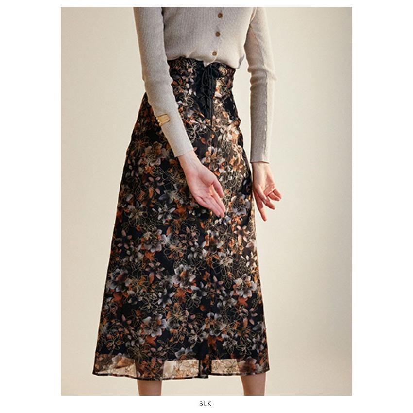 リリーブラウン Lily Brown 春夏 ぼかし花柄刺繍スカート レディース スカート ロング丈 マキシ丈 ロングスカート Aラインスカート Lwfs セール除外品 Lwfs バッグ ワンピースのダブルハート 通販 Yahoo ショッピング