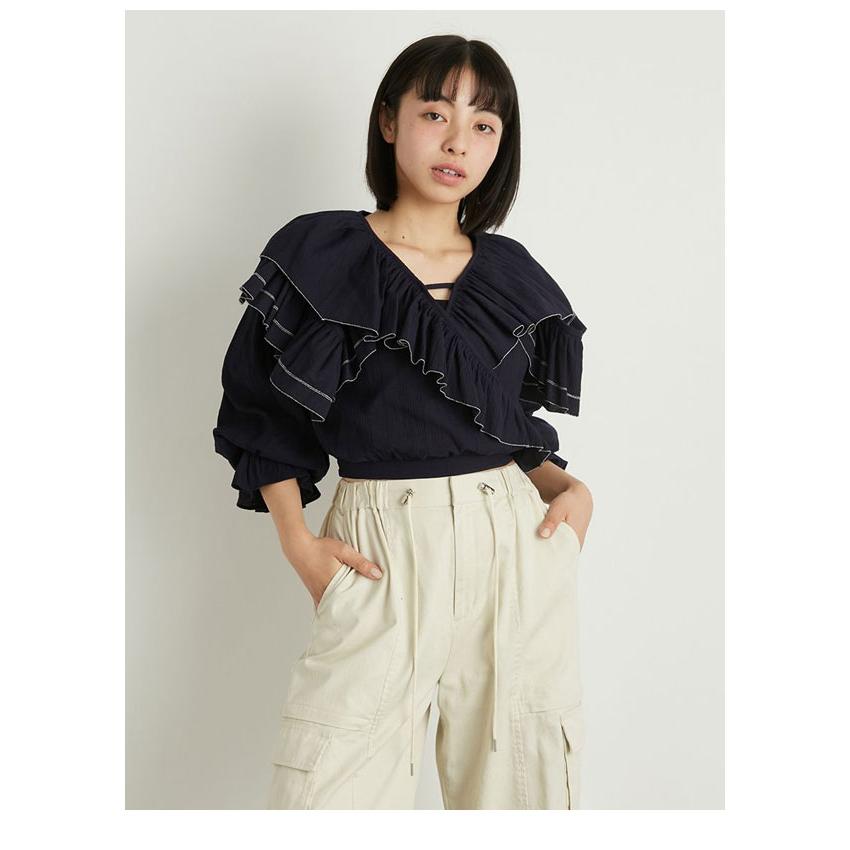 LILY BROWN SALE リリーブラウン トップス 24春夏 フリル LILY BROWN SALE リリーブラウン トップス 24春夏 フリル
