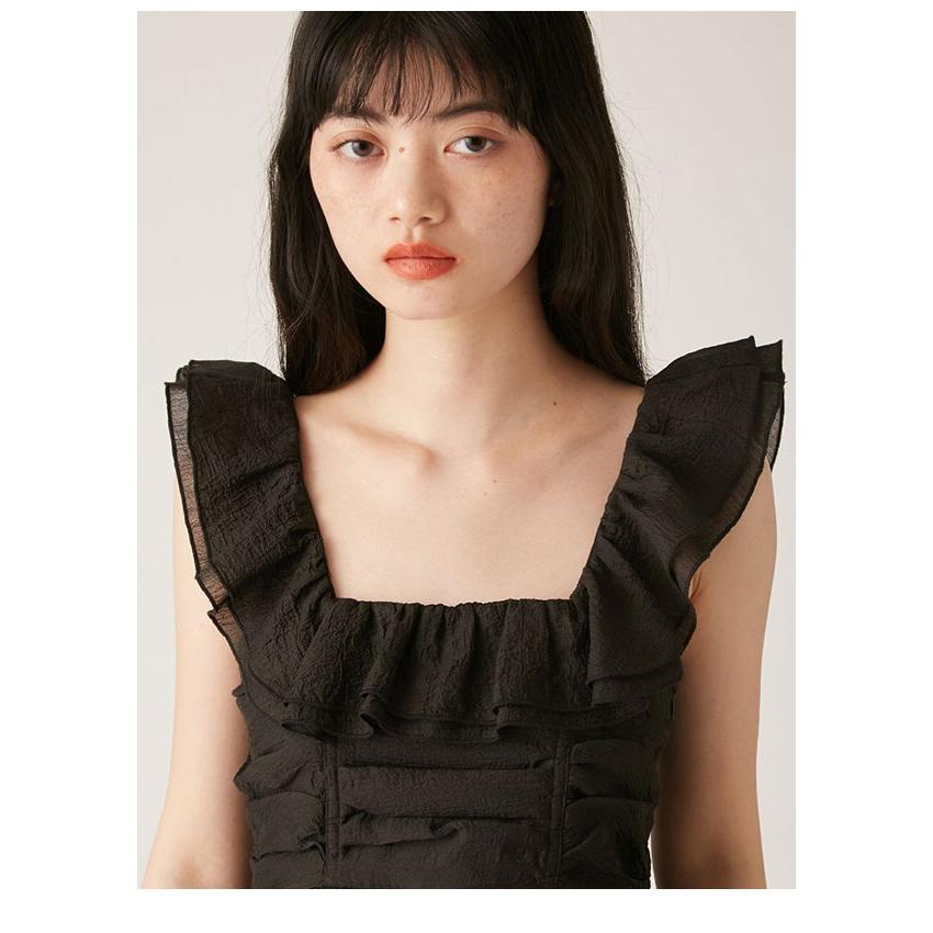 新品タグ付き　LILYBROWN ペプラムフリルトップス LILY BROWN｜ベロアペプラムフリルトップス | Rakuten Fashion(楽天