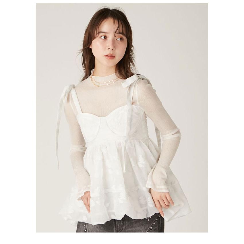 LILY BROWN 新作10%OFF リリーブラウン トップス 25春夏 シアー LILY BROWN 新作10%OFF リリーブラウン トップス 25春夏 シアー