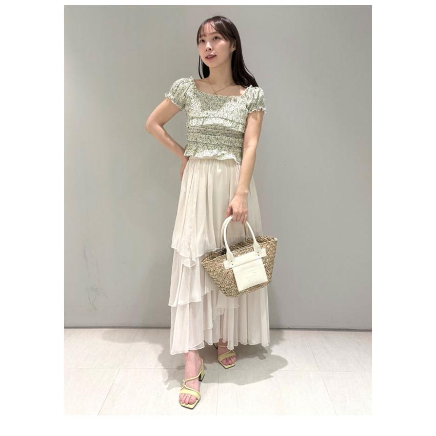 リリーブラウン！スケトップス リリーブラウン LILY BROWN シアーフロッキートップス×バンドゥセット