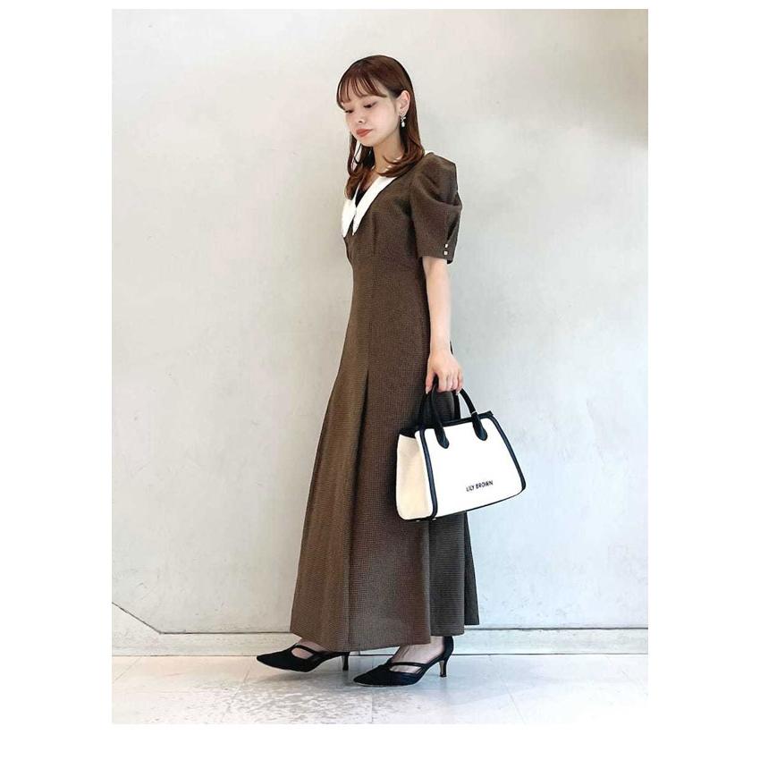 新品●リリーブラウン バッグ lilybrown LILY BROWN リリーブラウン Lily Brown 台形ハンドバッグ （ブラウン