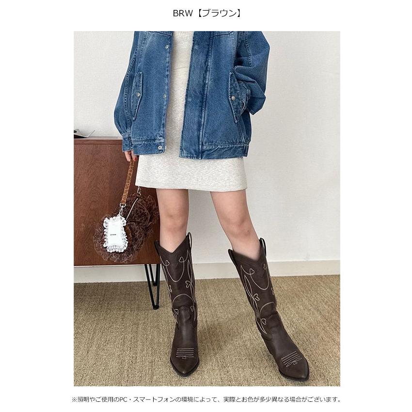 LILY BROWN ウエスタンブーツ リリーブラウン LILY BROWN ウエスタンブーツ （BLK