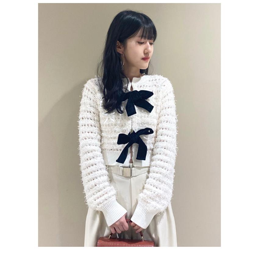 LILY BROWN 新作10%OFF リリーブラウン トップス 25春夏 リボン LILY BROWN 新作10%OFF リリーブラウン トップス 25春夏 リボン