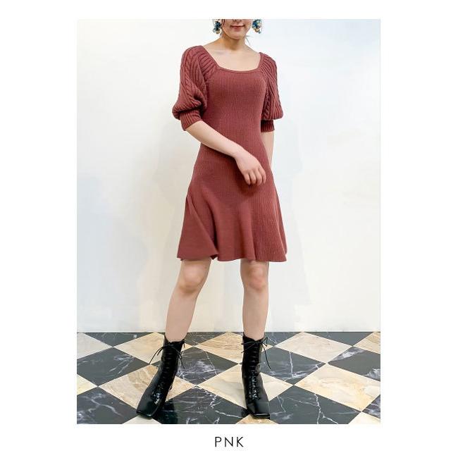 Sale リリーブラウン Lily Brown 秋冬 変形編みミニワンピース レディース ワンピース ミニワンピース ニット ニットワンピース フレア ミニ丈 冬 Lwno4004 バッグ ワンピースのダブルハート 通販 Yahoo ショッピング