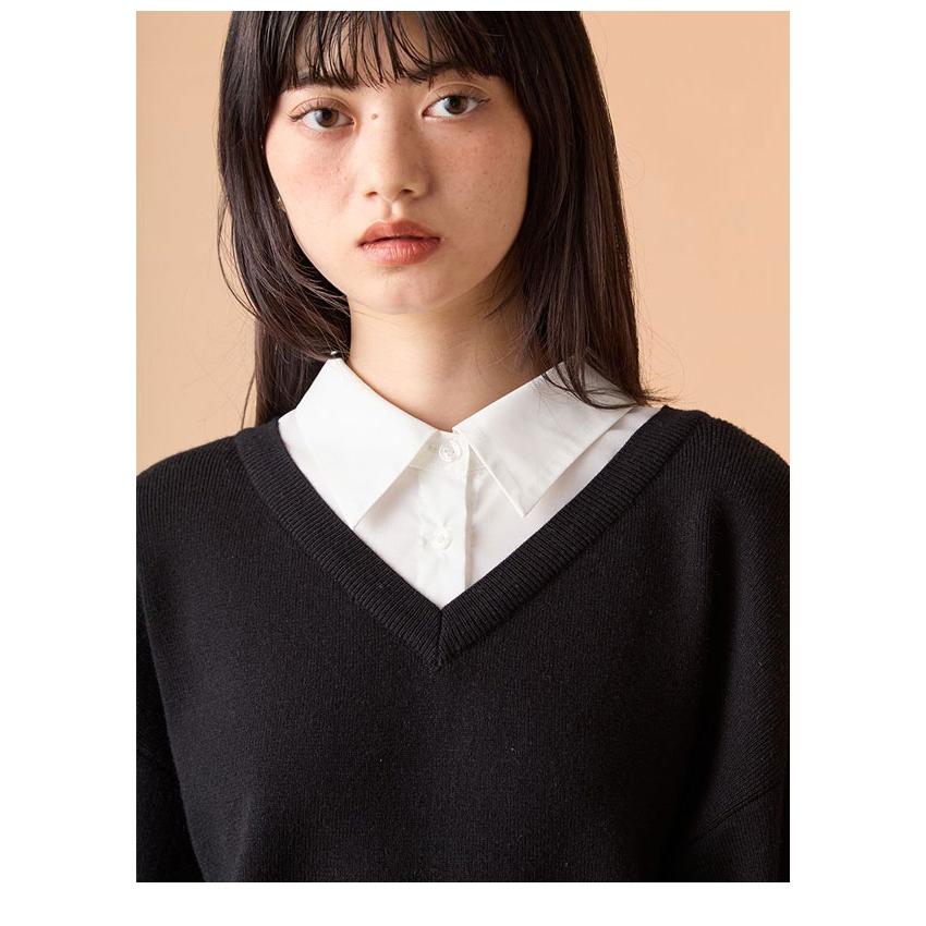 リリー ブラウン LILY BROWN ワンピース 25秋冬 シャツ