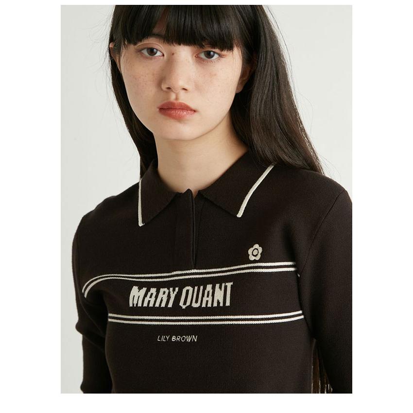 即納】 リリーブラウン LILY BROWN トップス 24春夏 MARY QUANT ポロ 