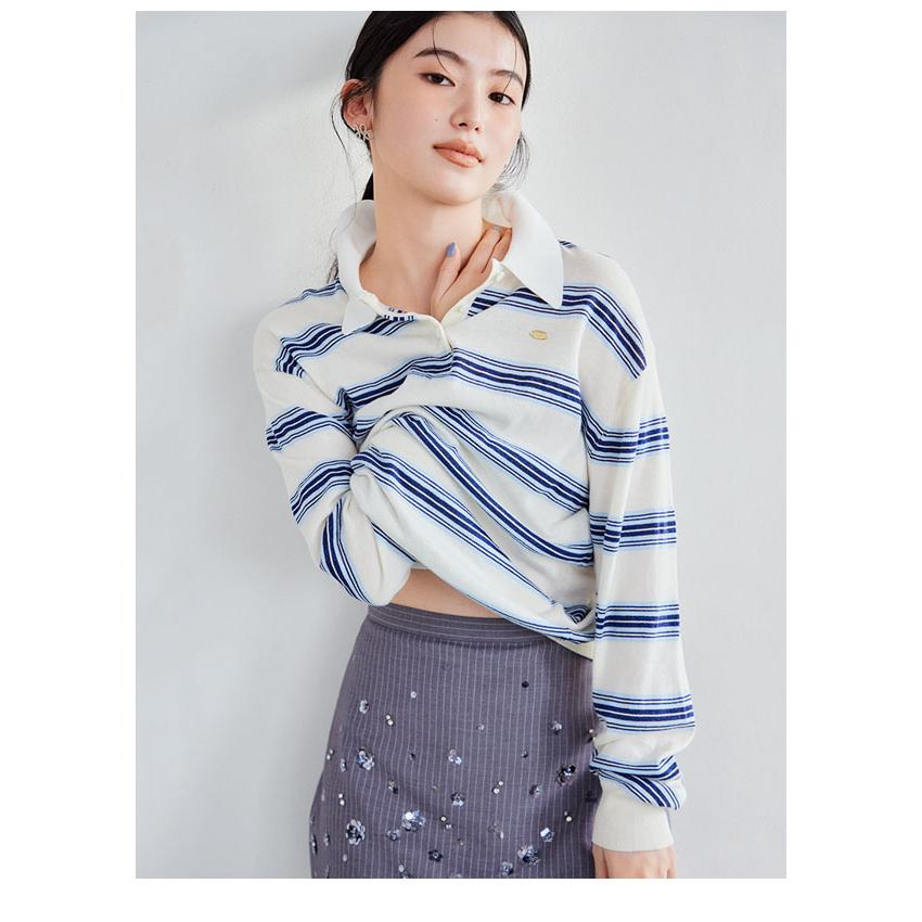 送料込み♡リリーブラウンボーダートップス LILY BROWN（リリーブラウン） SALE60%OFF リリー ブラウン トップス