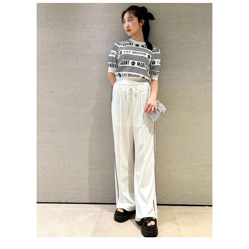 【LILY BROWN*MARY QUANT】ジャガードニット　ホワイト LILY BROWN×MARY QUANT】ジャガードニット WHT - ニット/セーター新品 通販
