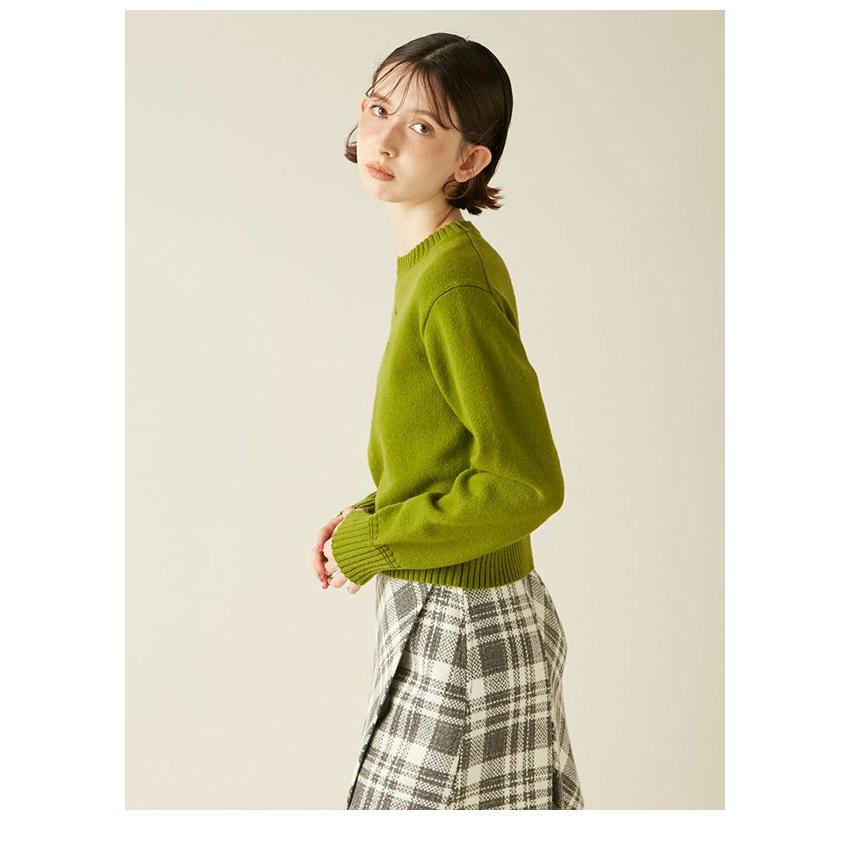 LILYBROWN Lily Bearエンブロイダリーニットトップス 白 LILY BROWN（リリーブラウン） SALE20%OFF リリー ブラウン トップス