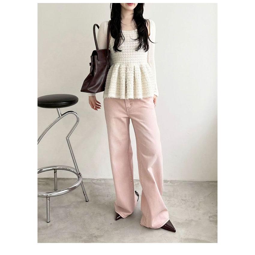 LILY BROWN リリーブラウン ボレロセットツイードペプラムニット LILY BROWN（リリーブラウン） SALE30%OFF リリー ブラウン トップス