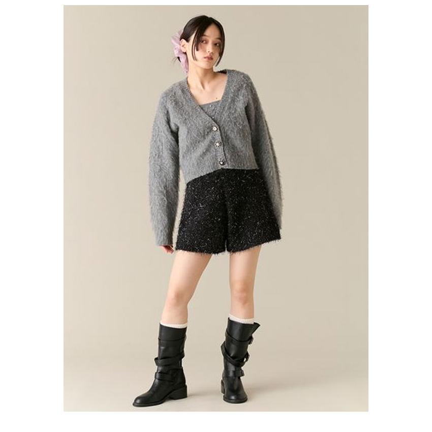 リリーブラウン　ビジュー刺繍ニット　L.B CANDY STOCK LILY BROWN（リリーブラウン） SALE50%OFF リリー ブラウン トップス