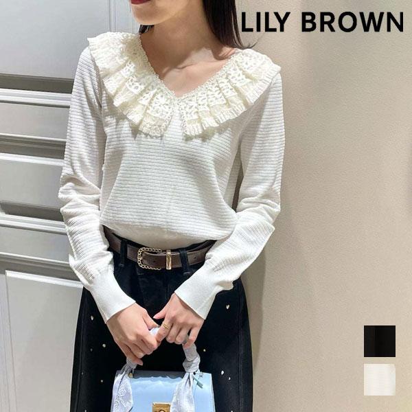 リリーブラウン♡大人気トップス シアーリブニットトップス(ニット)｜トップス｜LILY BROWN（リリー