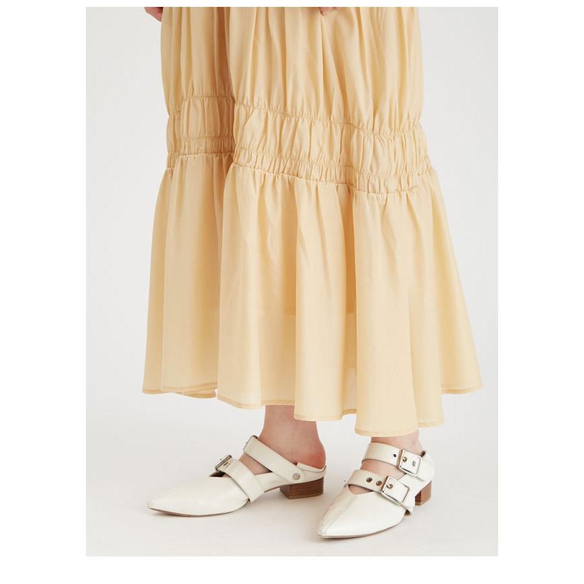 【今週までお値下げ】ファーファー　シアーシャーリングドレス FURFUR（ファーファー）の「トリミングヘムシアードレス（ドレス