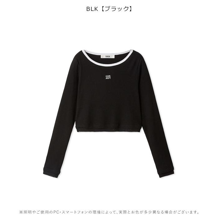 FURFUR SALE50%OFF ファーファー トップス 24秋冬 ロゴ刺繍 FURFUR SALE50%OFF ファーファー トップス 24秋冬 ロゴ刺繍