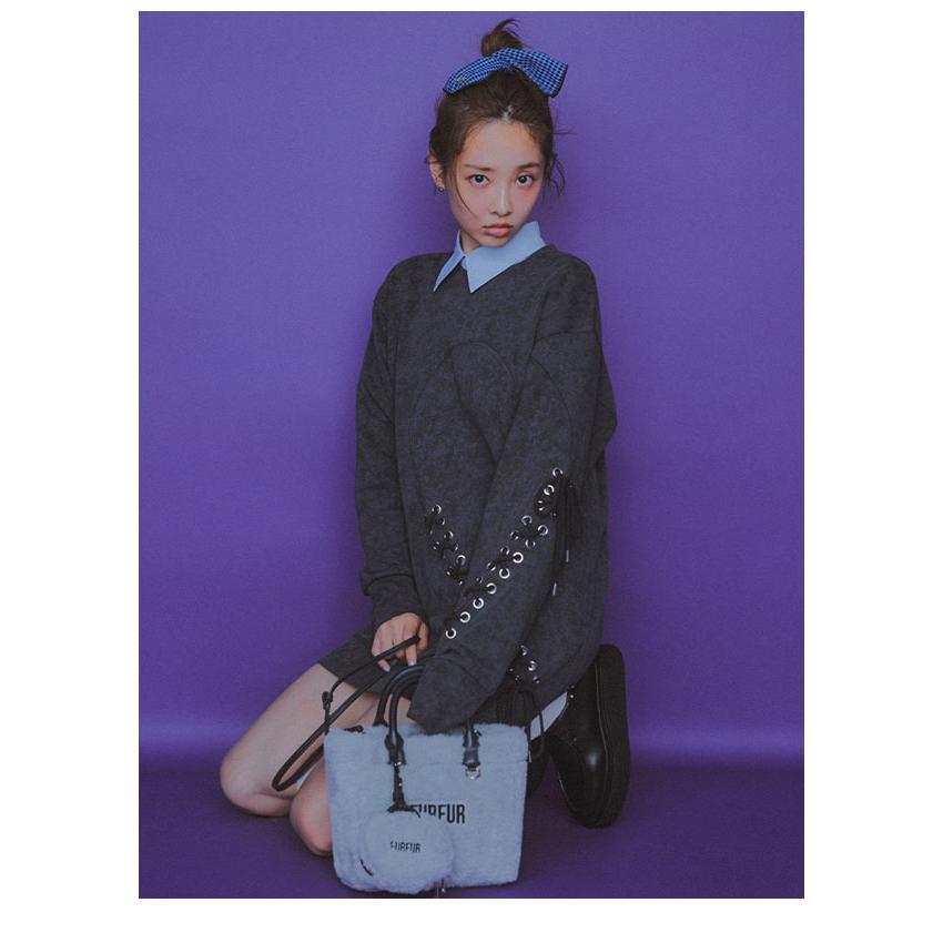 FURFUR（ファーファー） SALE30%OFF ワンピース 25秋冬 ハートレース