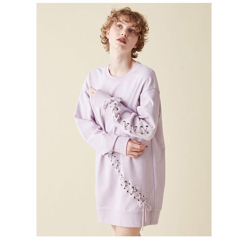 furfur⭐︎今期ハートレースアップスウェットワンピース新品未使用 FURFUR（ファーファー） SALE30%OFF ワンピース 25秋冬 ハートレース