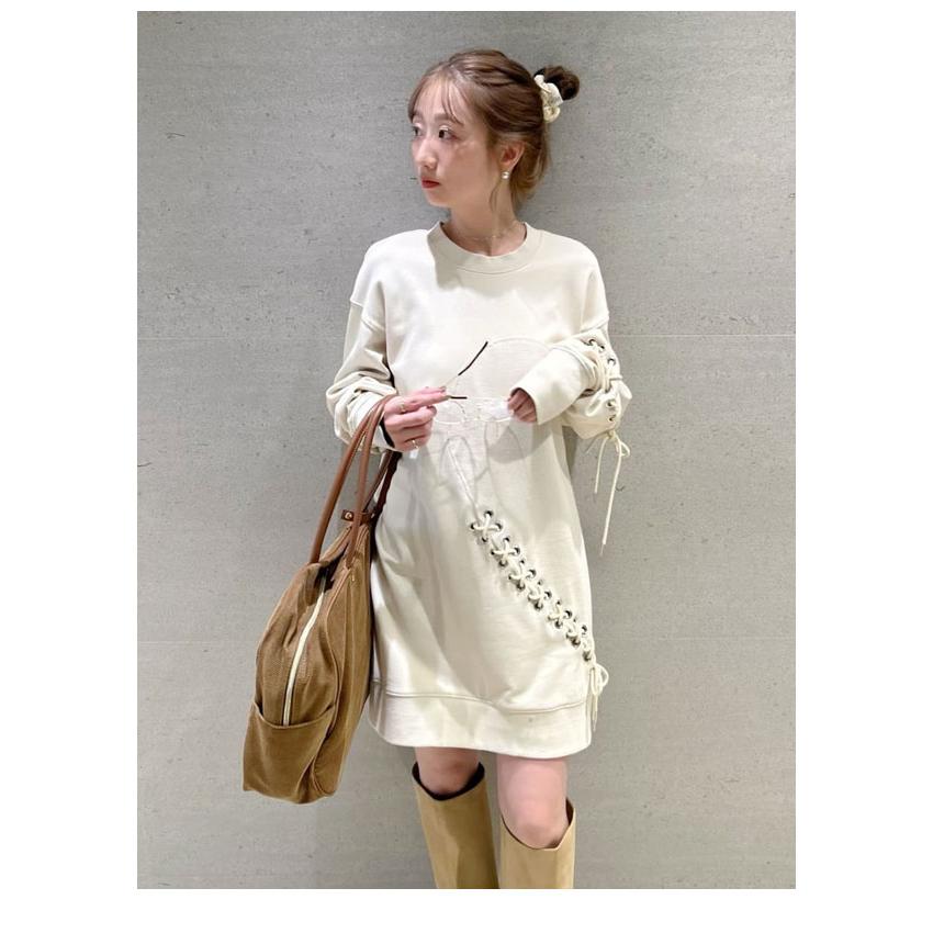 FURFUR（ファーファー） SALE30%OFF ワンピース 25秋冬 ハートレース