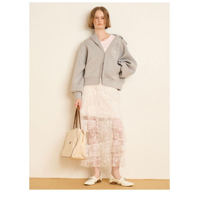 FURFUR（ファーファー） SALE20%OFF アウター 25秋冬 ロゴ刺繍ジップ