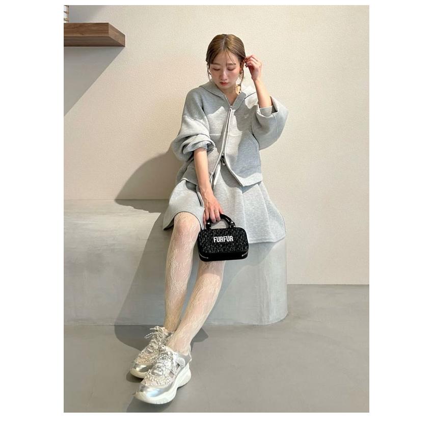 FURFUR（ファーファー） SALE20%OFF アウター 25秋冬 ロゴ刺繍ジップ