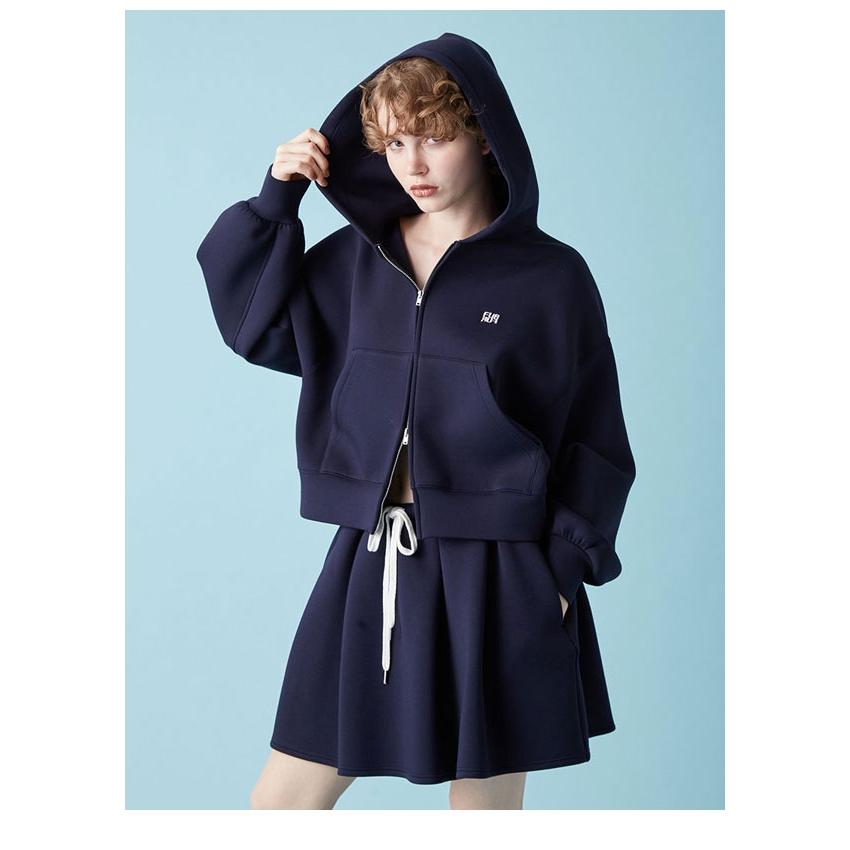 新品タグ付き⭐️2025FW⭐️セットアップ　フーディ⭐️ ネイビー　M FURFUR ロゴ刺繍フーディーセットアップ ネイビー NVY