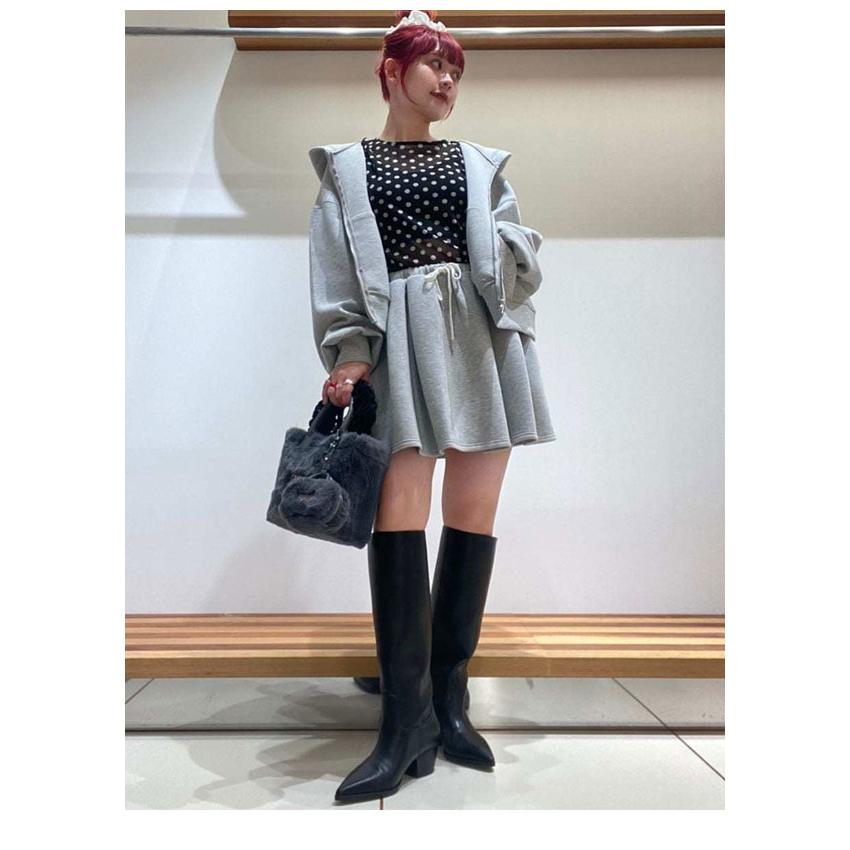 FURFUR セットアップ FURFUR（ファーファー） SALE20%OFF アウター 25秋冬 ロゴ刺繍ジップ