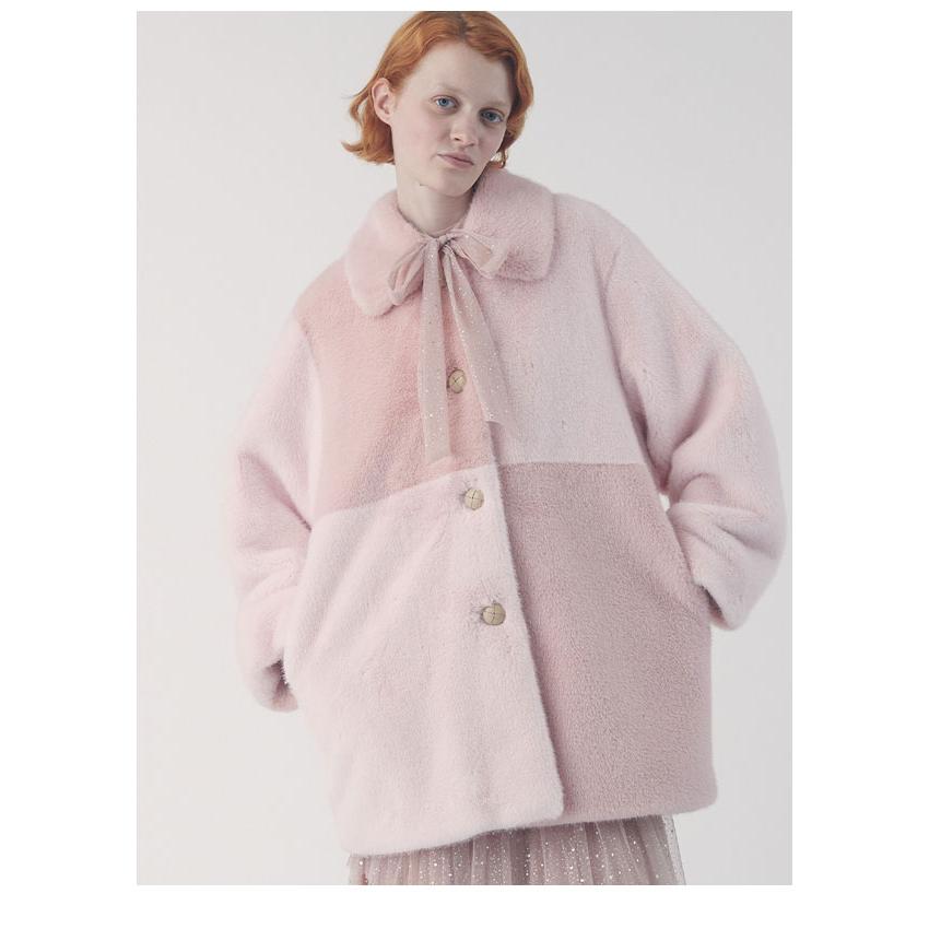 FURFUR（ファーファー） 新作10%OFF アウター 25秋冬 パッチワークエコ