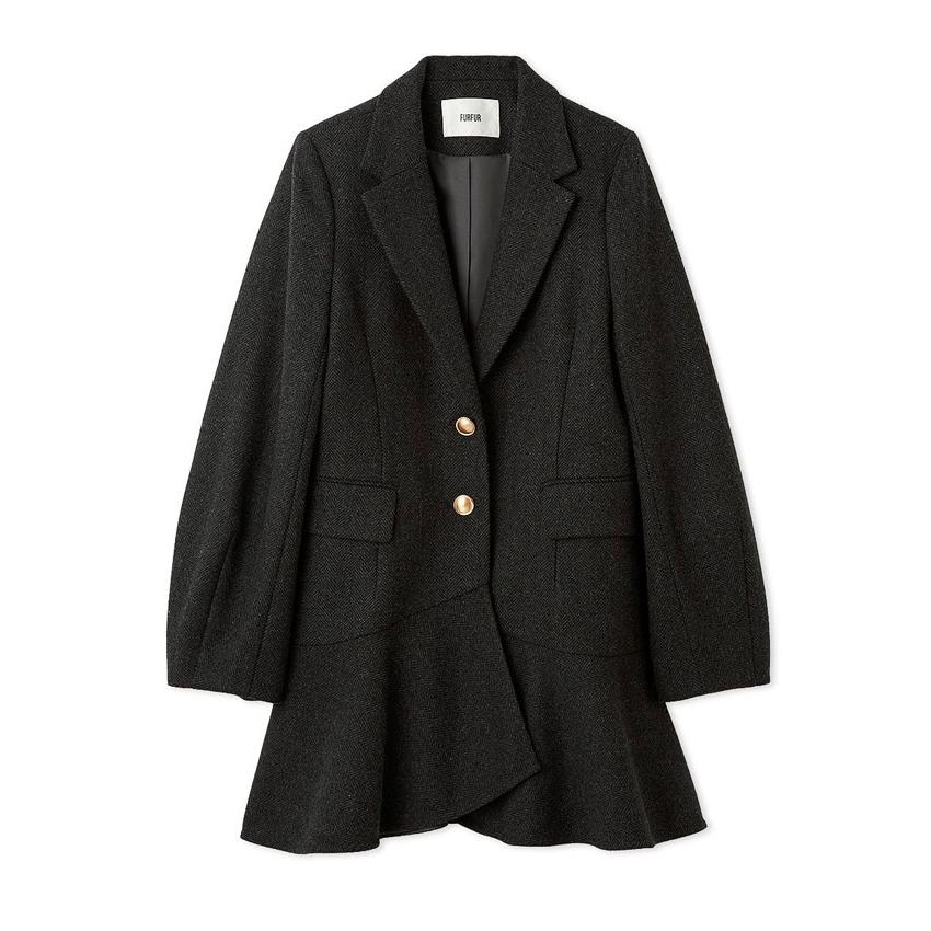 FURFUR（ファーファー） SALE20%OFF アウター 25秋冬 ツイードフレ