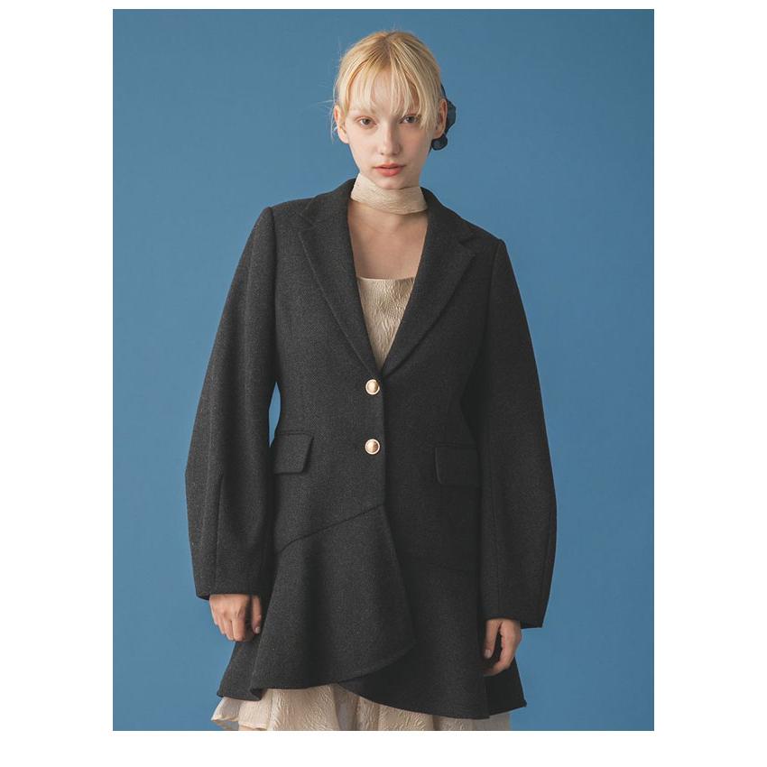 FURFUR（ファーファー） SALE20%OFF アウター 25秋冬 ツイードフレ