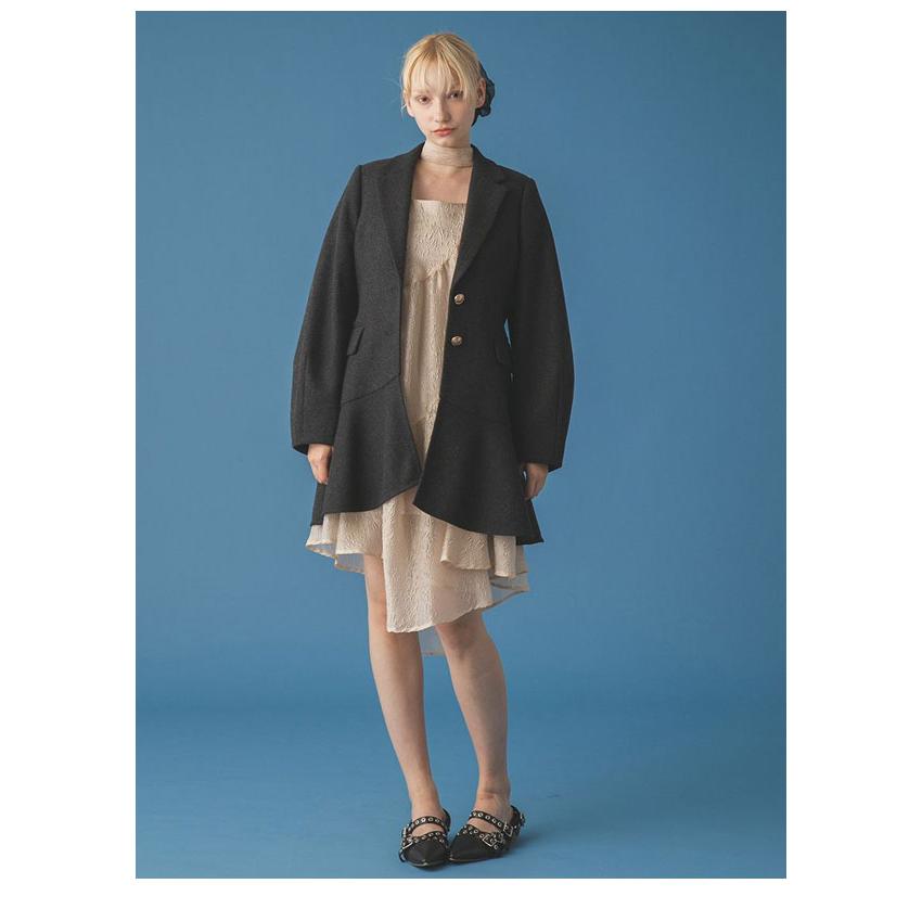 FURFUR（ファーファー） 新作10%OFF アウター 25秋冬 ツイードフレ