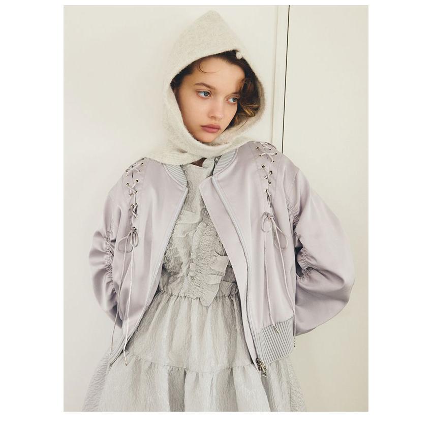 FURFUR レースショート丈ブルゾン FURFUR（ファーファー） SALE30%OFF アウター 25春夏 レーストラック