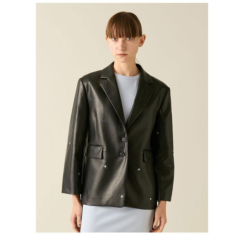 FURFUR（ファーファー） 新作10%OFF アウター 25秋冬 ローズ刺繍