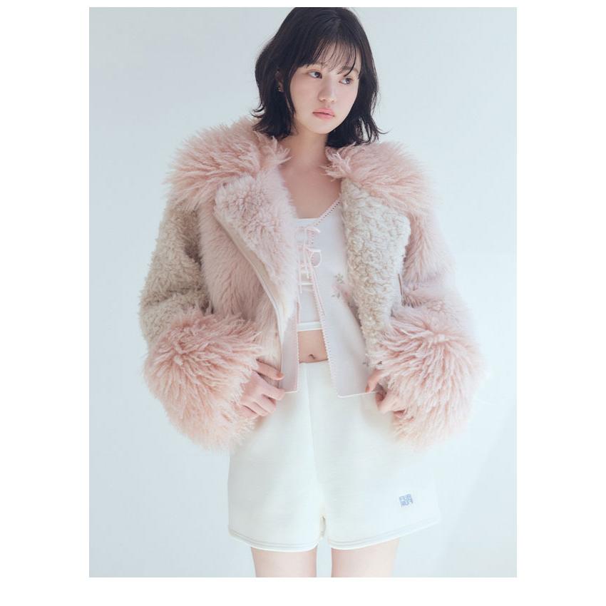 FURFUR（ファーファー） 新作10%OFF アウター 25秋冬 エコファー