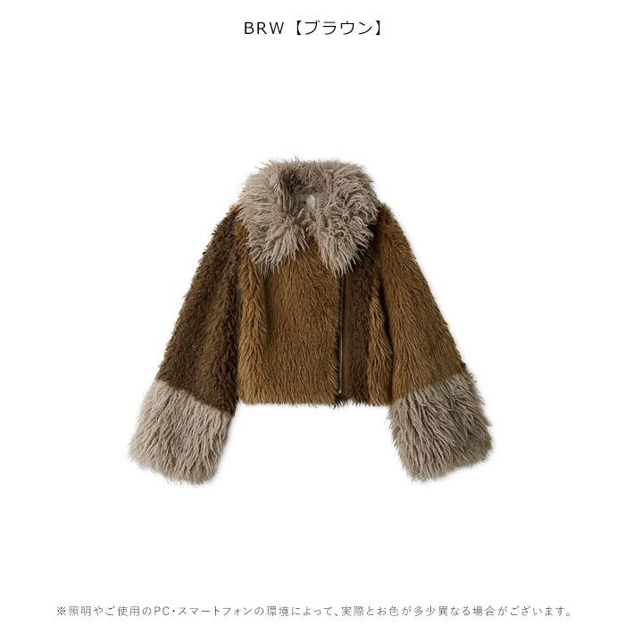 FURFUR（ファーファー） 新作10%OFF アウター 25秋冬 エコファー