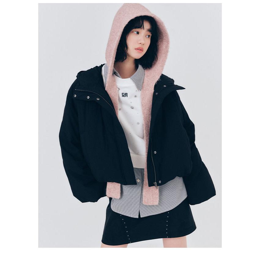 大人気❤️ショートダウンアウター　冬のお出かけに！　ファー襟付き FURFUR（ファーファー） SALE10%OFF アウター 25秋冬 2WAYダウン