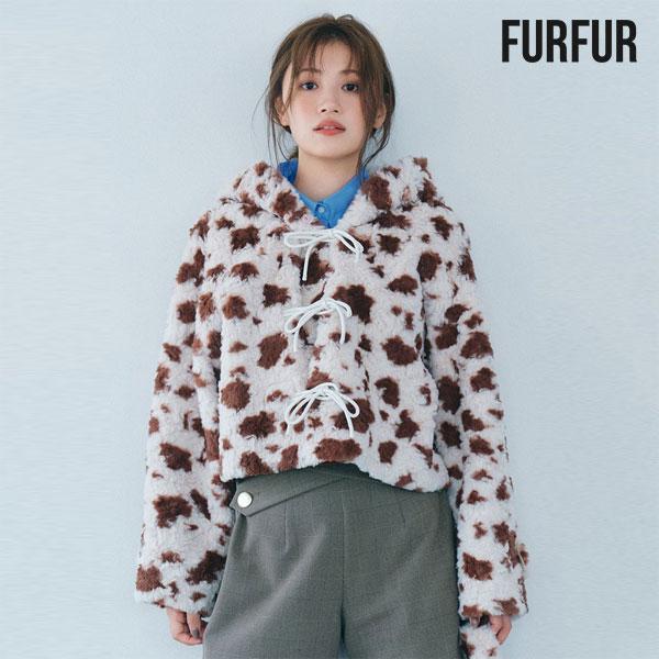 FURFUR（ファーファー） 新作10%OFF アウター 25秋冬 リボンショート