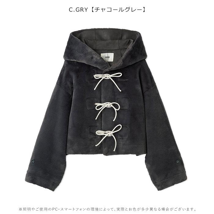 FURFUR（ファーファー） 新作10%OFF アウター 25秋冬 リボンショート