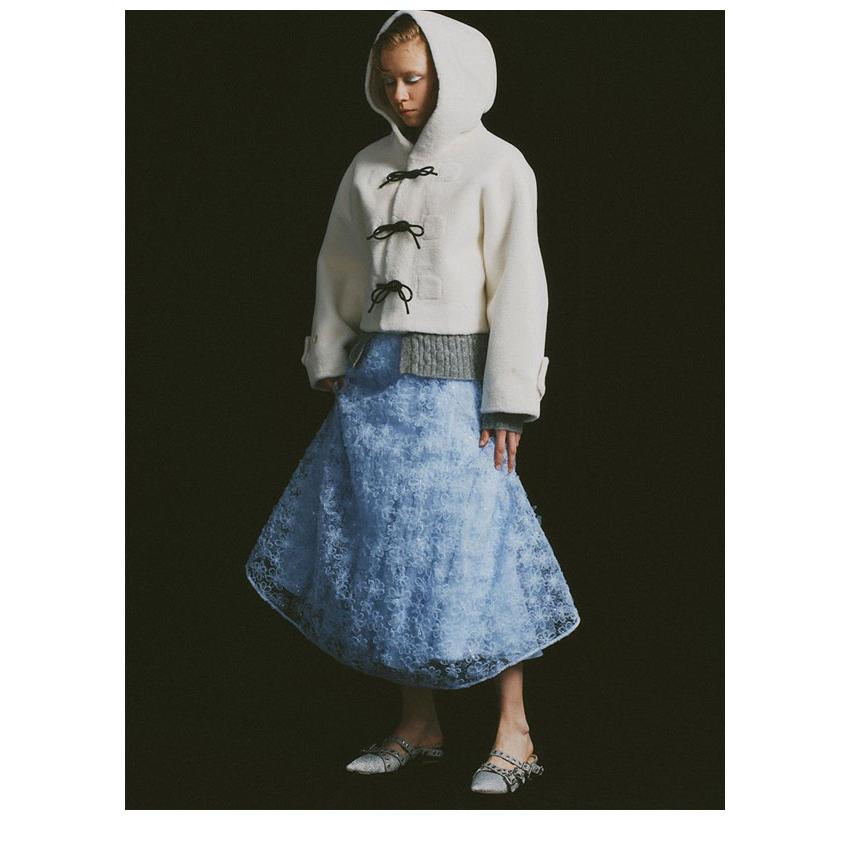 美品♡セール♡リボンショートダッフルコート FURFUR リボンショートダッフルコート(ダッフルコート)｜アウター｜FURFUR