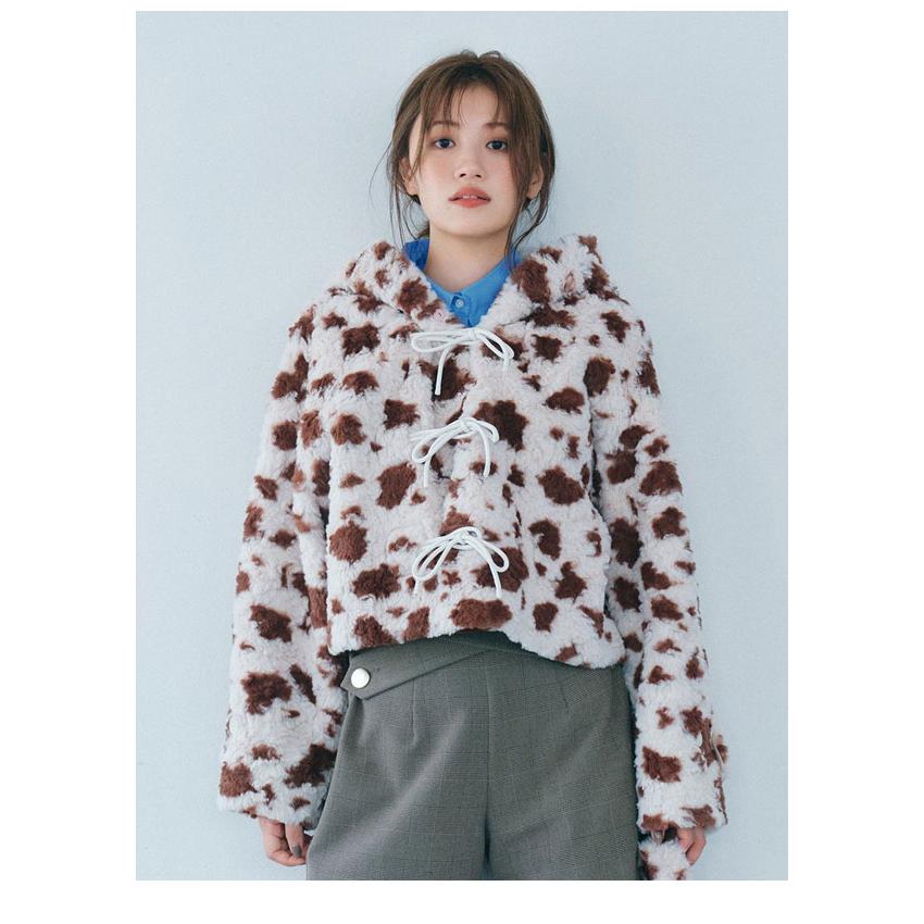 FURFUR（ファーファー） 新作10%OFF アウター 25秋冬 リボンショート