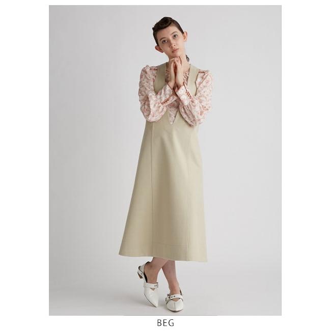 フェイクファー　キルト ワンピース　中綿　23区GOLF フェイクファー キルト ワンピース 中綿 23区GOLF - メルカリ