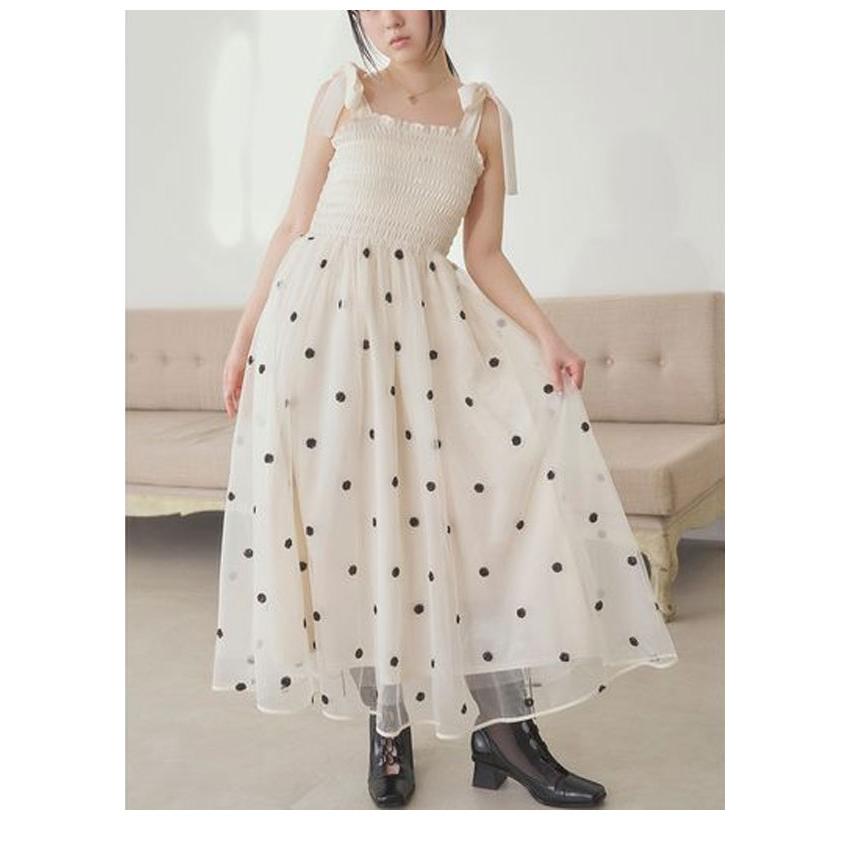 fur fur パール装飾 ドレープ　デザインワンピース　日本製 N925 fur fur パール装飾 ドレープ デザインワンピース 日本製 N925