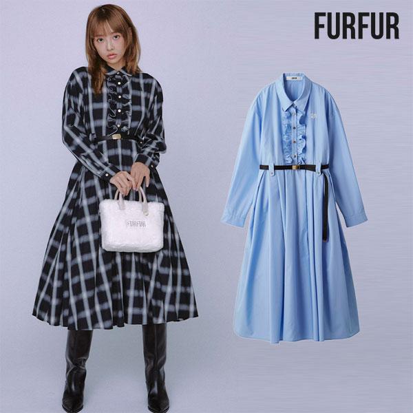 FURFUR（ファーファー） SALE20%OFF ワンピース 25秋冬 ベルト付き