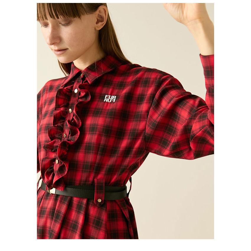 FURFUR（ファーファー） SALE20%OFF ワンピース 25秋冬 ベルト付き