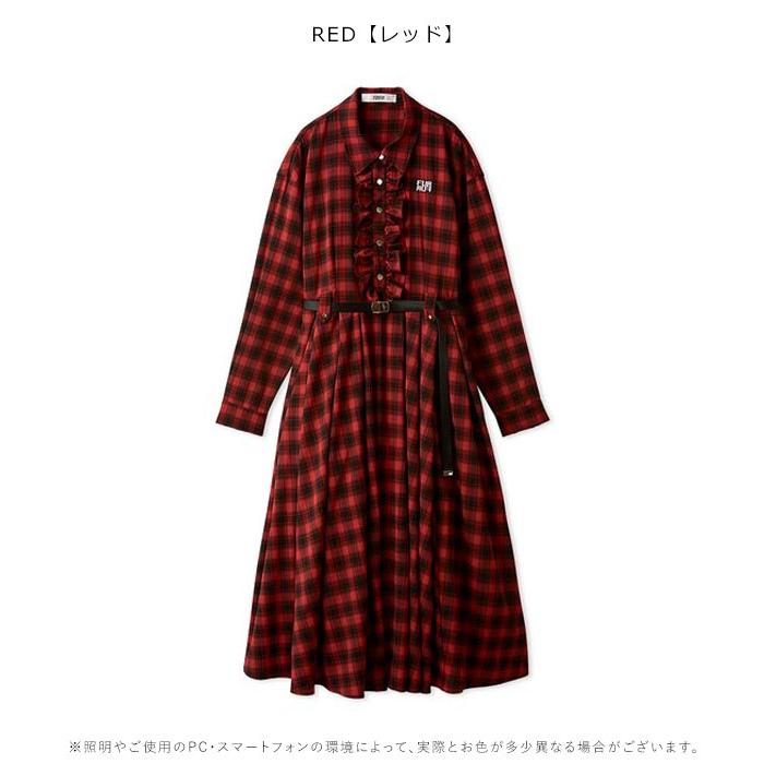 FURFUR（ファーファー） SALE20%OFF ワンピース 25秋冬 ベルト付き